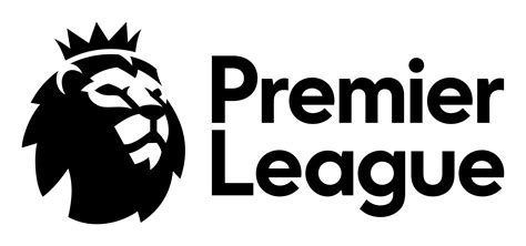 premier league logo black and white